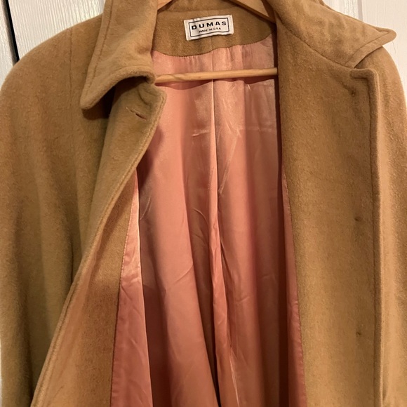 Vintage Dumas Full Length 100% Camel Coat - Picture 6 of 11